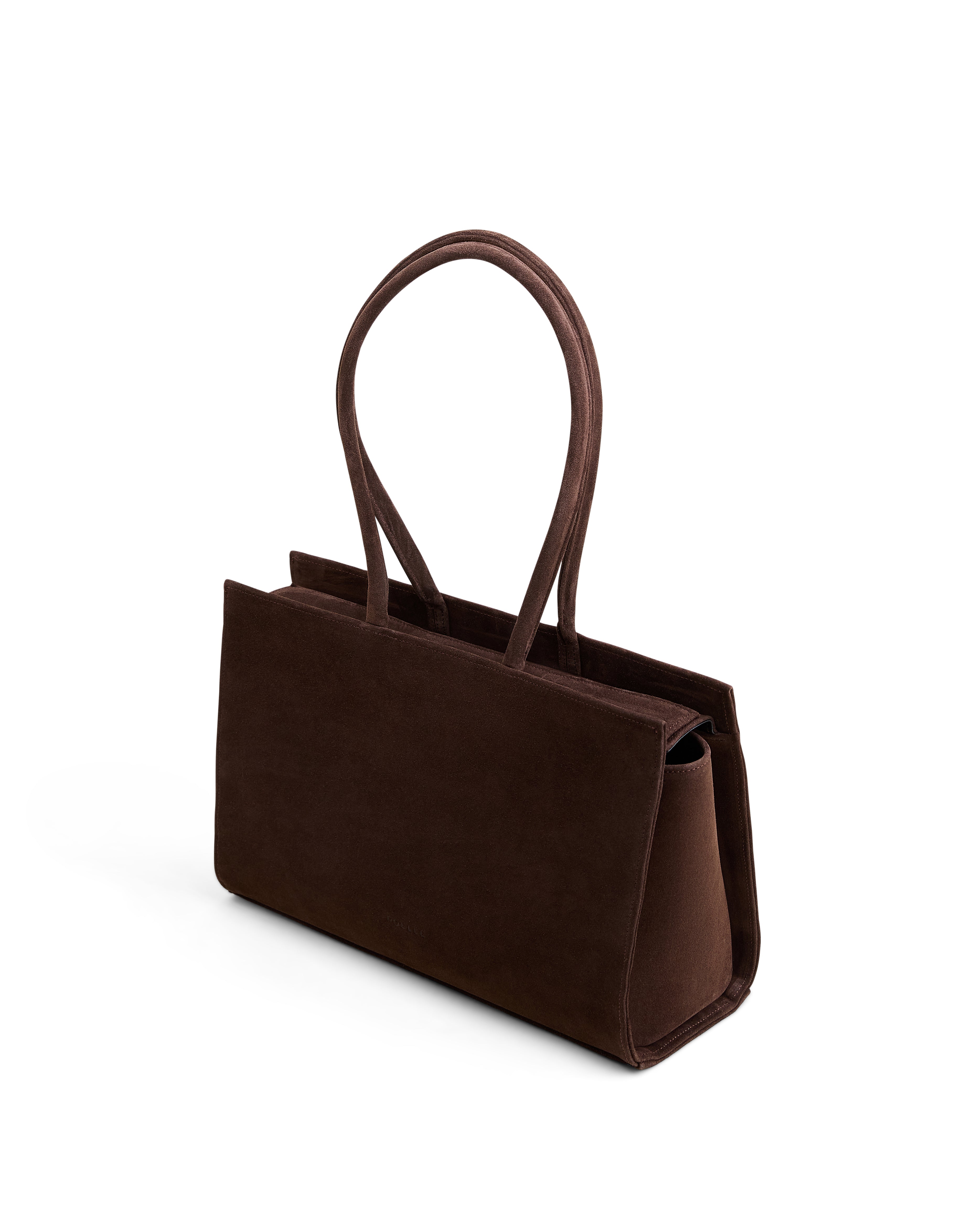 Medium Carolyn Tote Bag in Choco