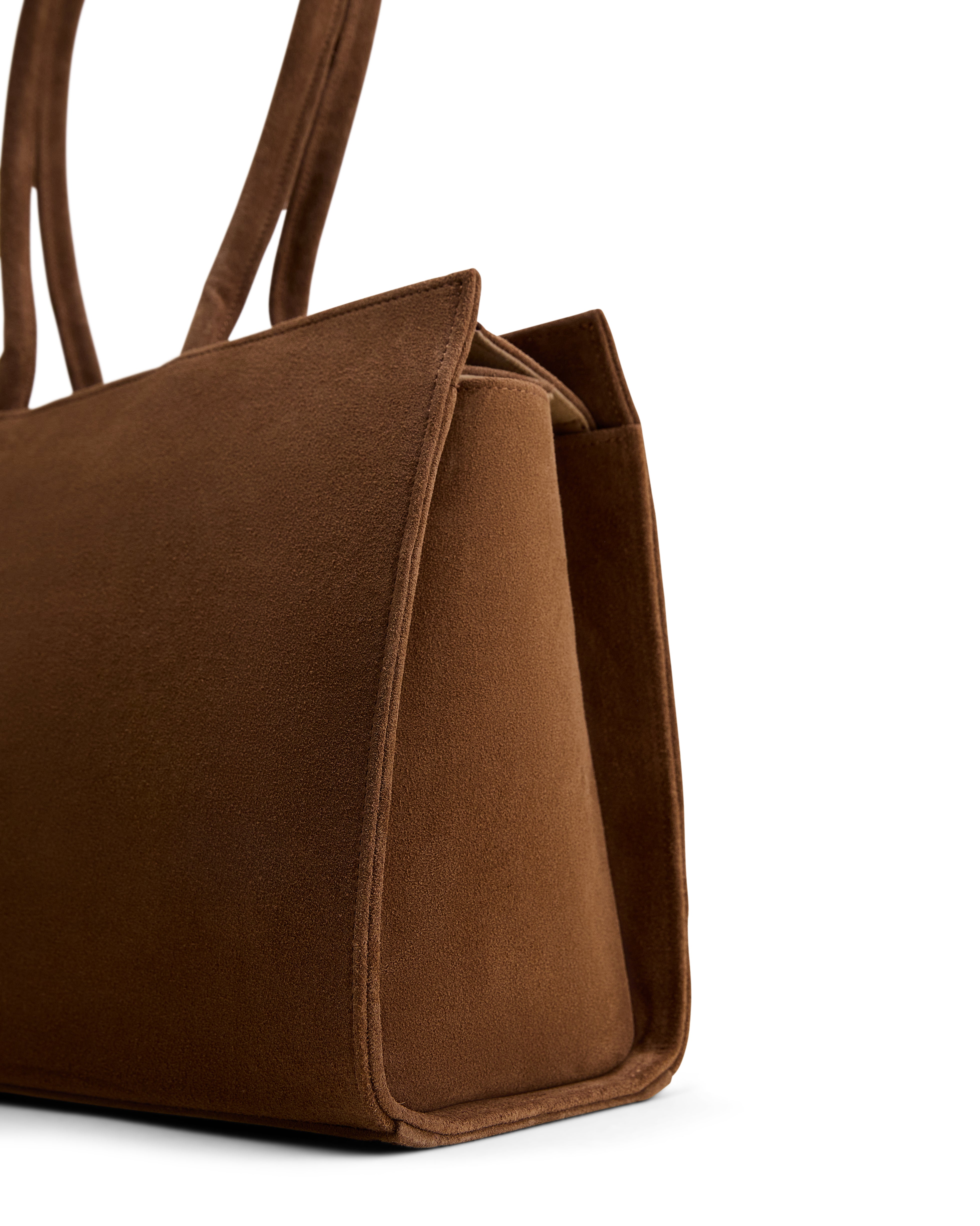 Medium Carolyn Tote Bag in Caramel