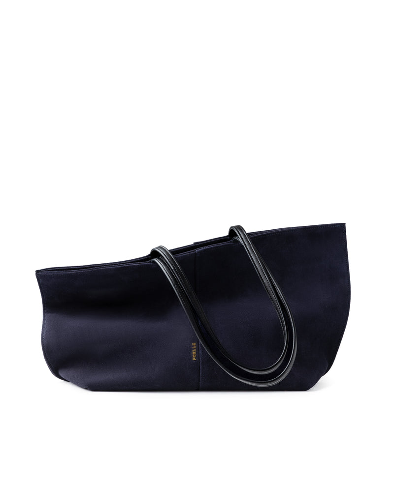 Jane Tote Bag in Navy Blue