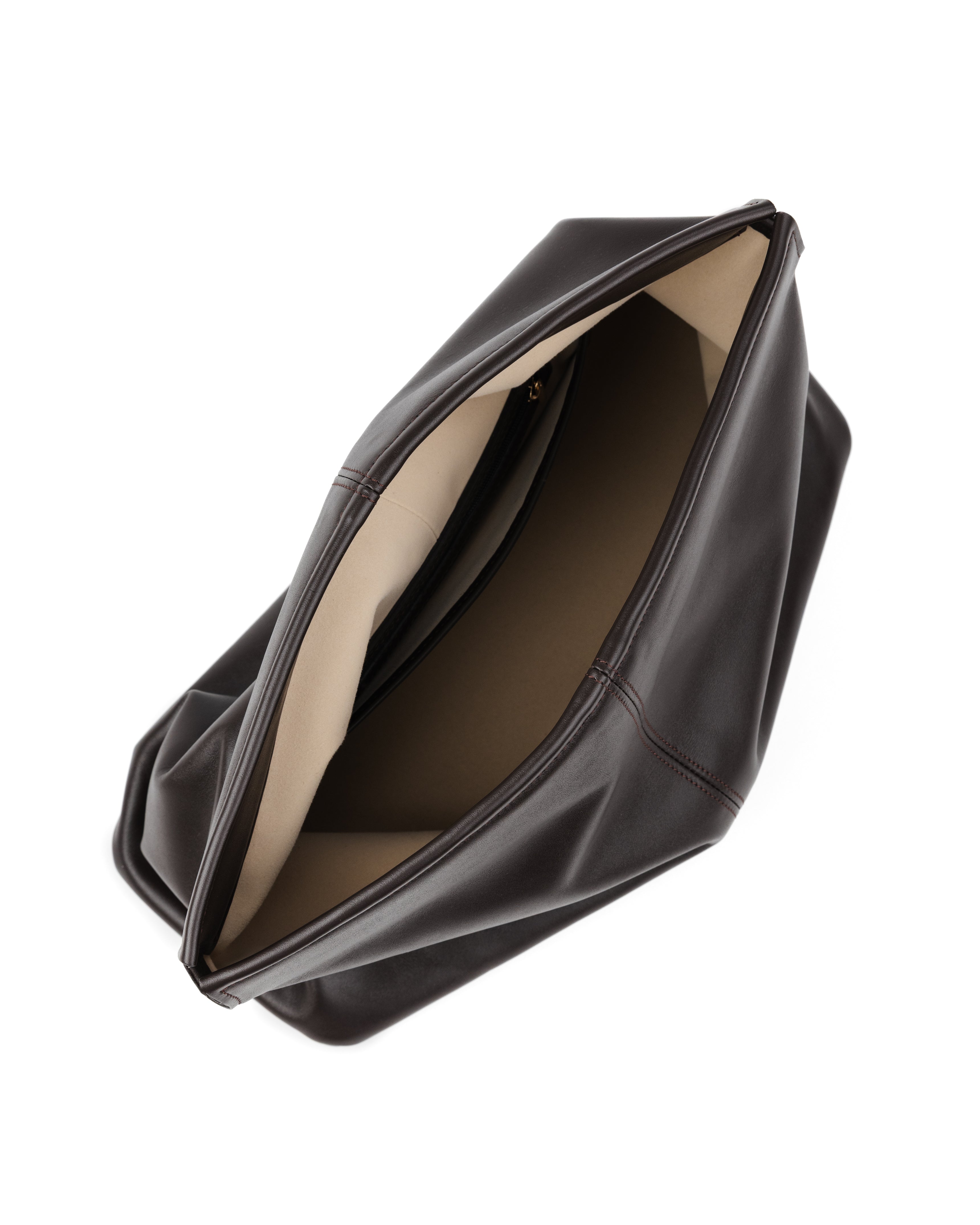 Elza Clutch in Brown