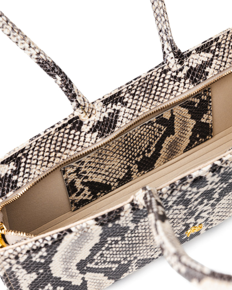 Cecilie Bag in snake print