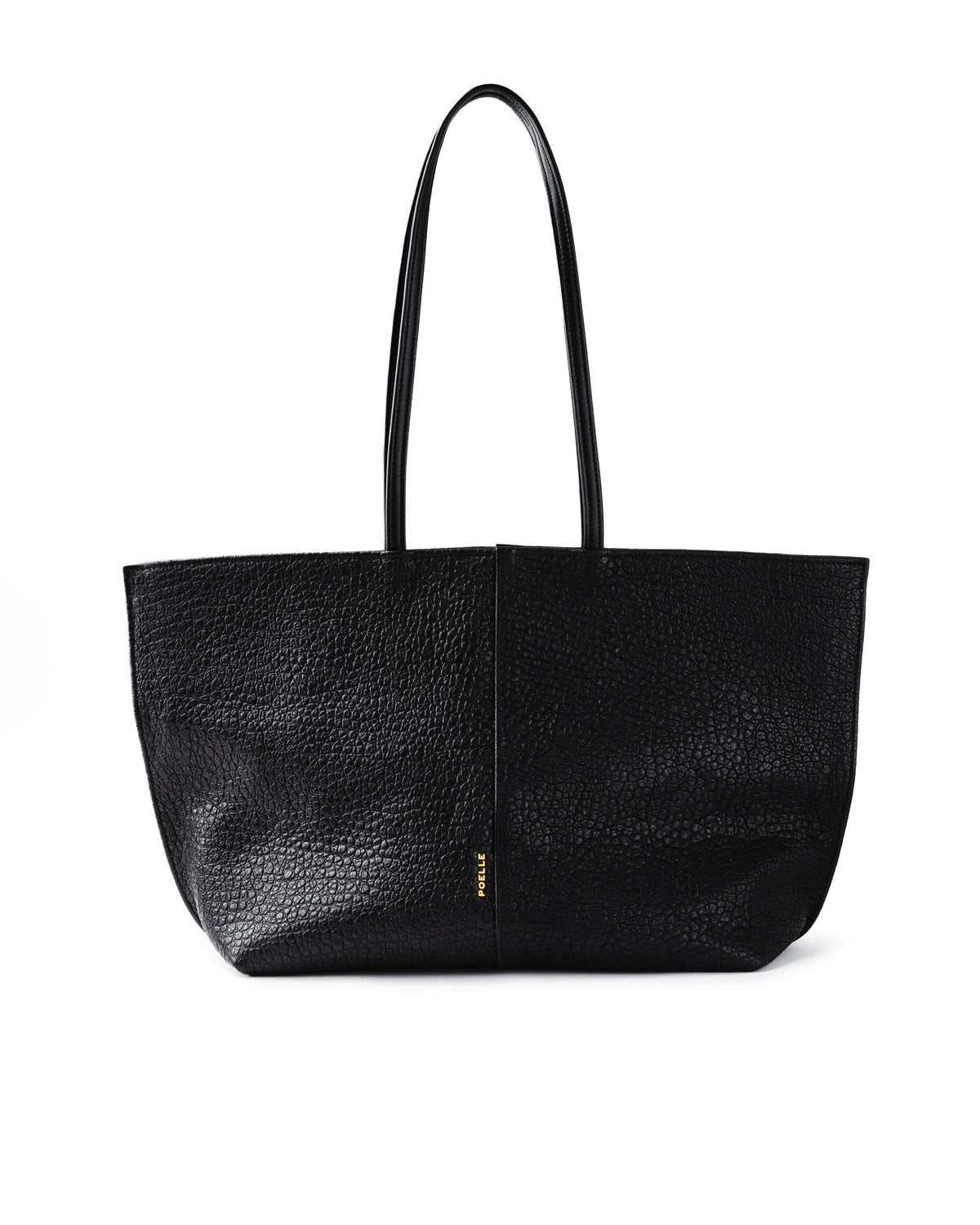 Jane Tote Bag in Black Elephant — front view