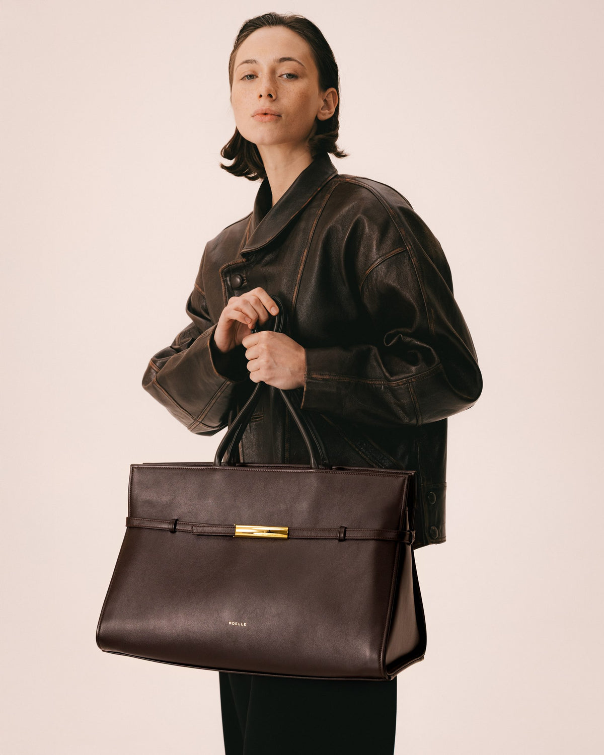 Object № 03 Bag Large in Brown — Art of Love campaign