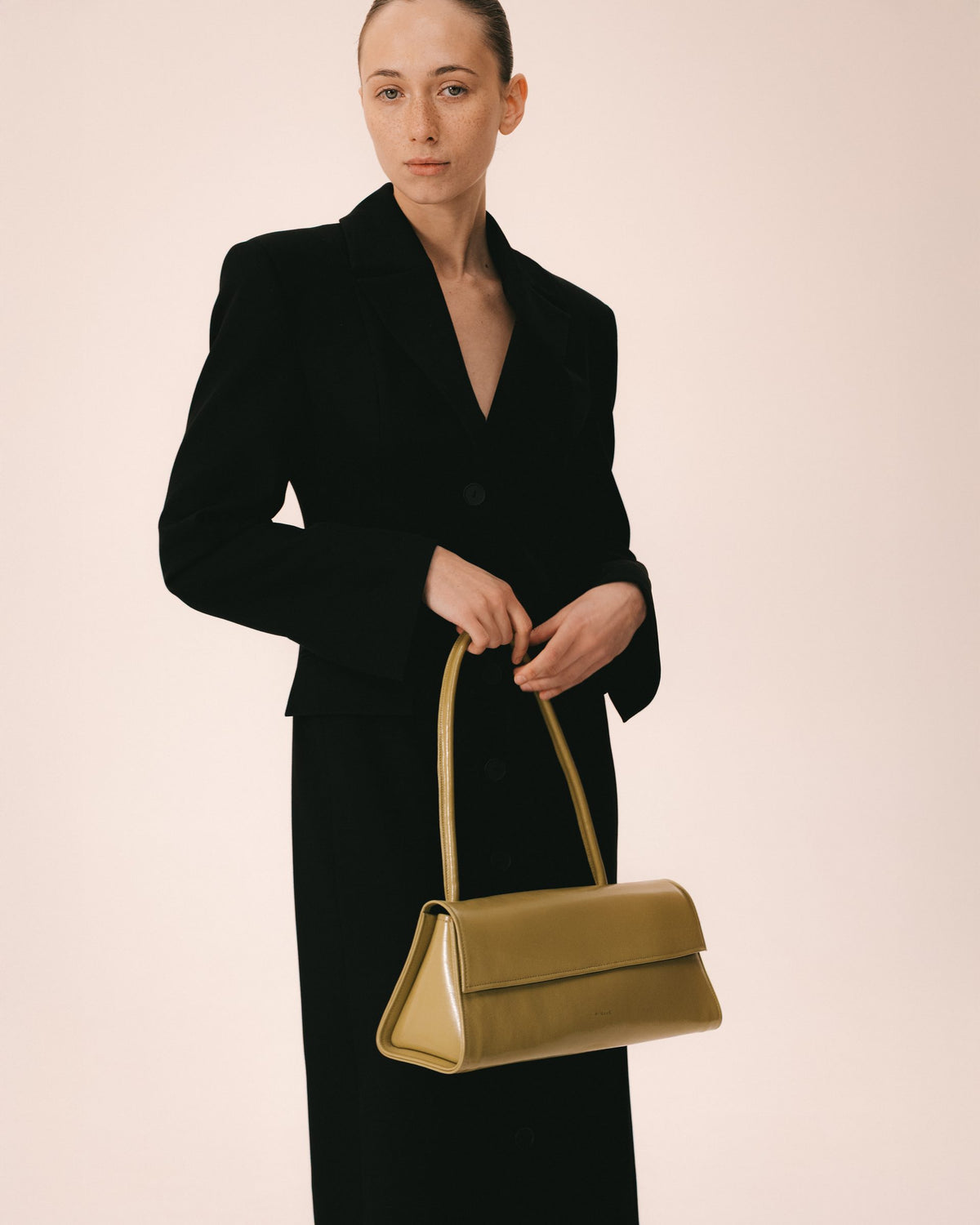 Untitled Bag Small in Olive — Art of Love campaign