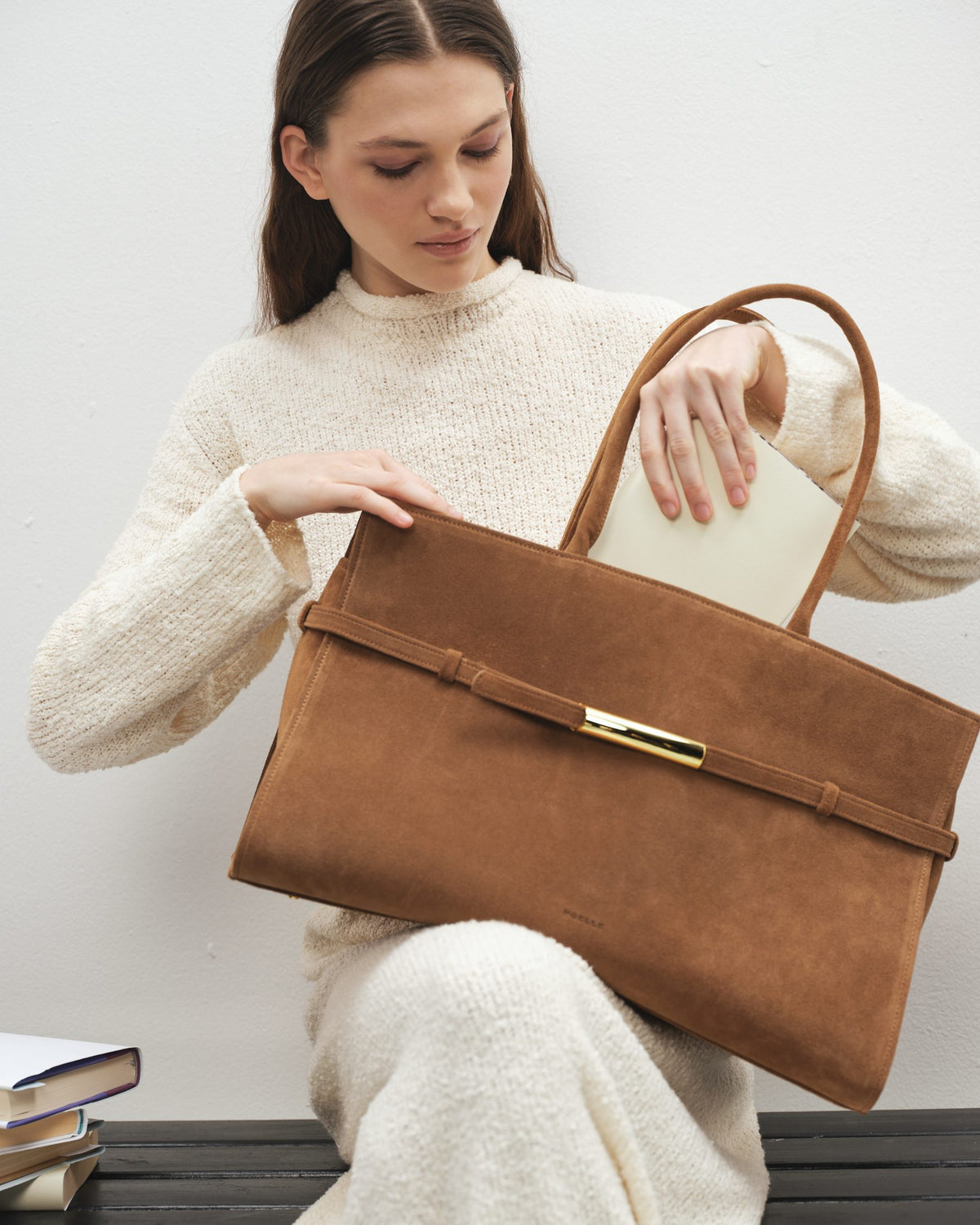 Object № 03 Bag Large in Caramel — Blue Velvet campaign