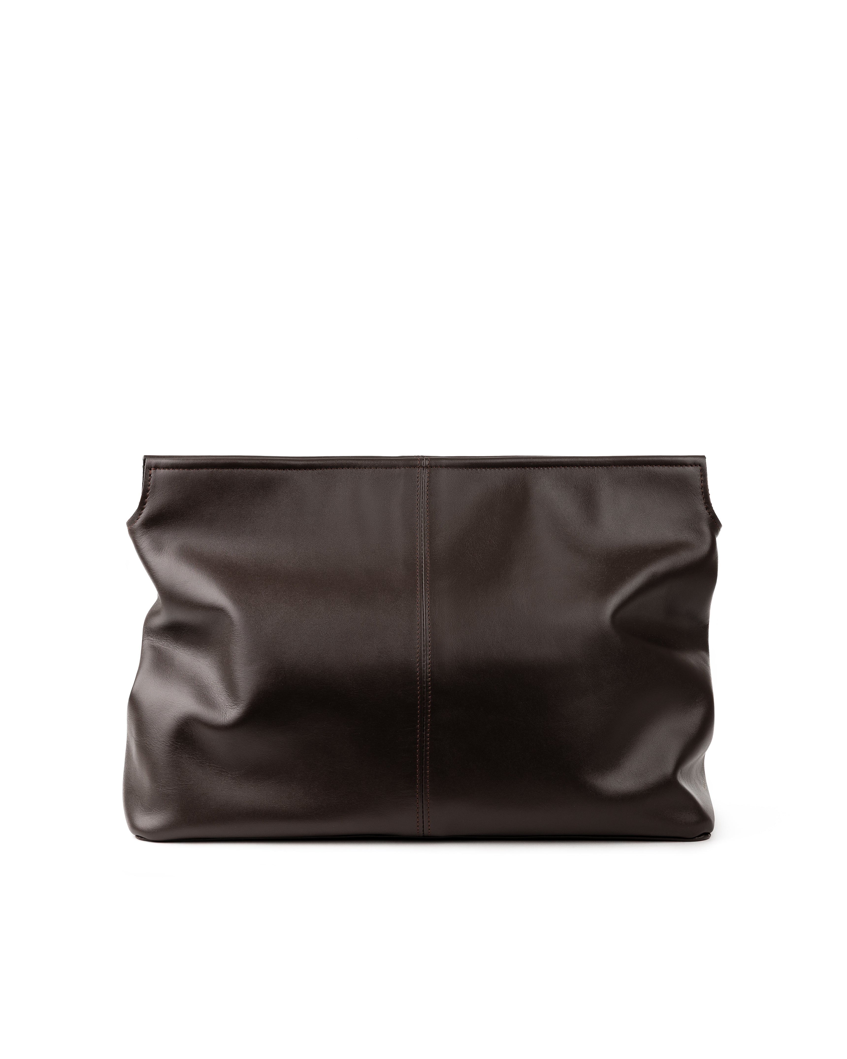 Elza Clutch in Brown