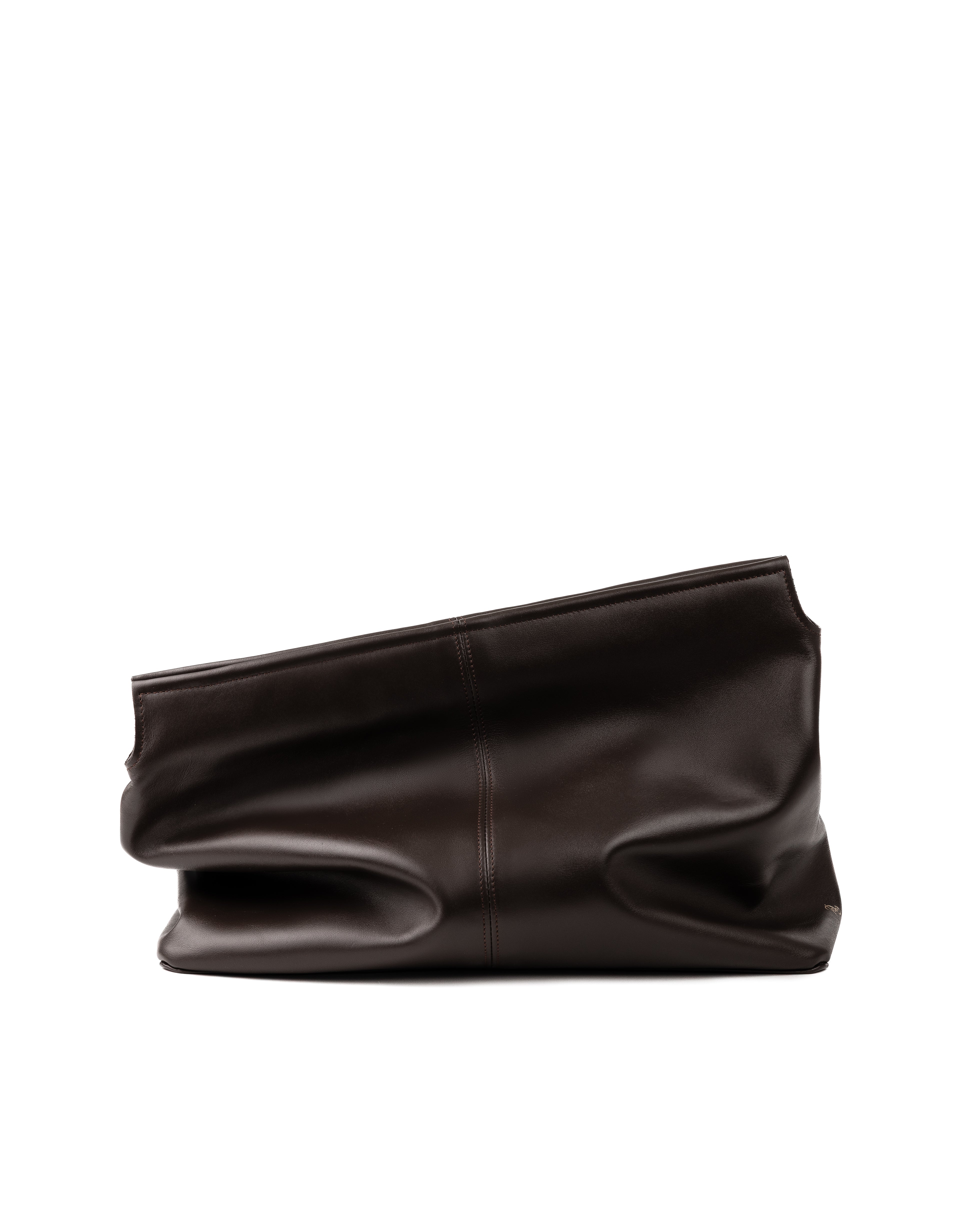 Elza Clutch in Brown
