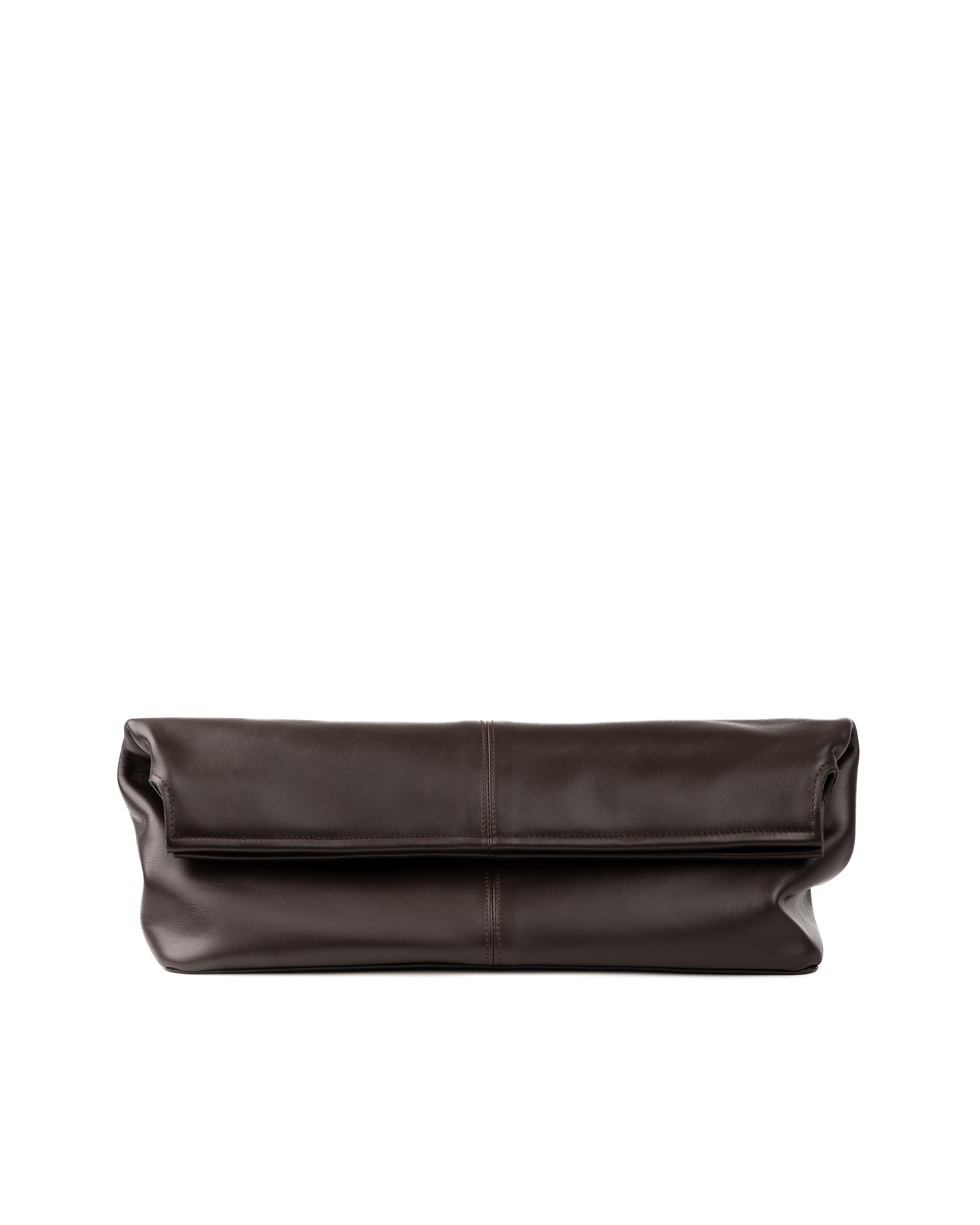 Elza Clutch in Brown