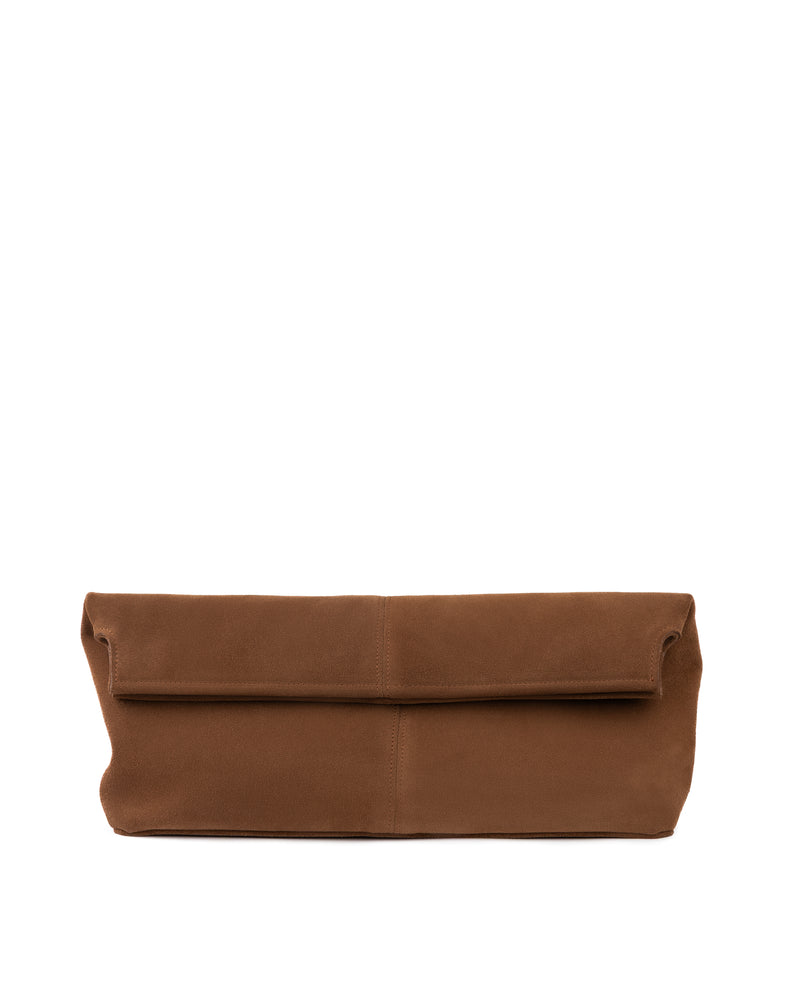 Elza Clutch in Caramel