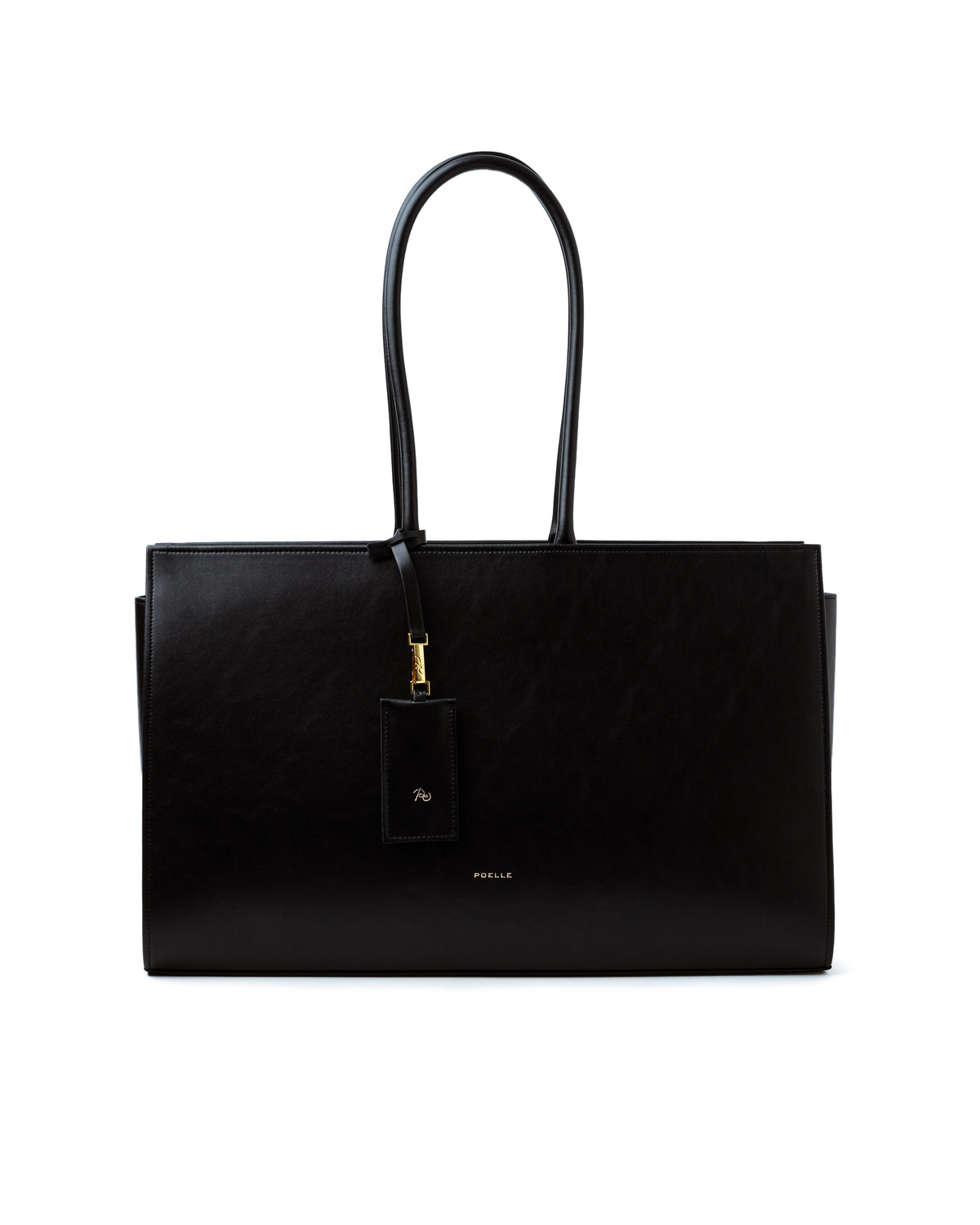 Large Carolyn Tote Bag in Black