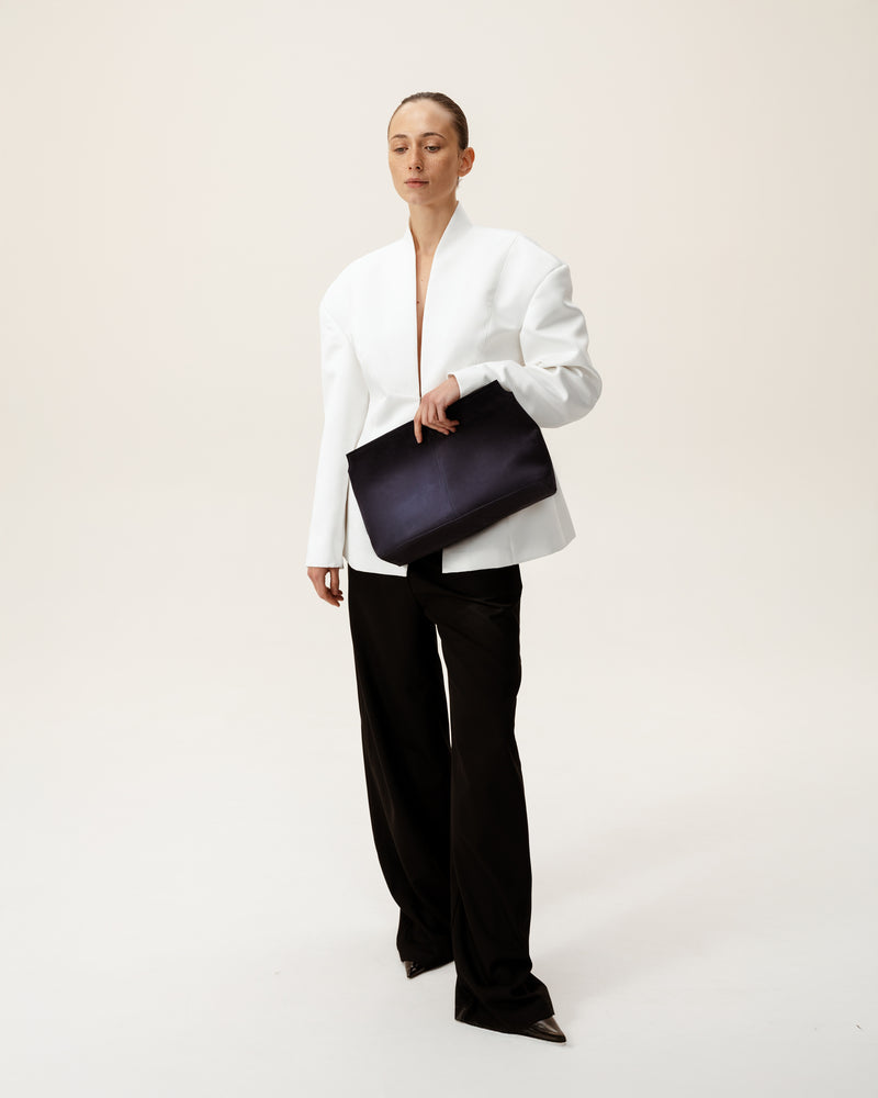 Elza Clutch in Navy