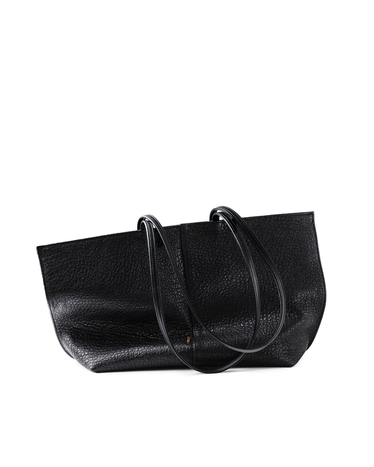 Jane Tote Bag in Black Elephant — side view