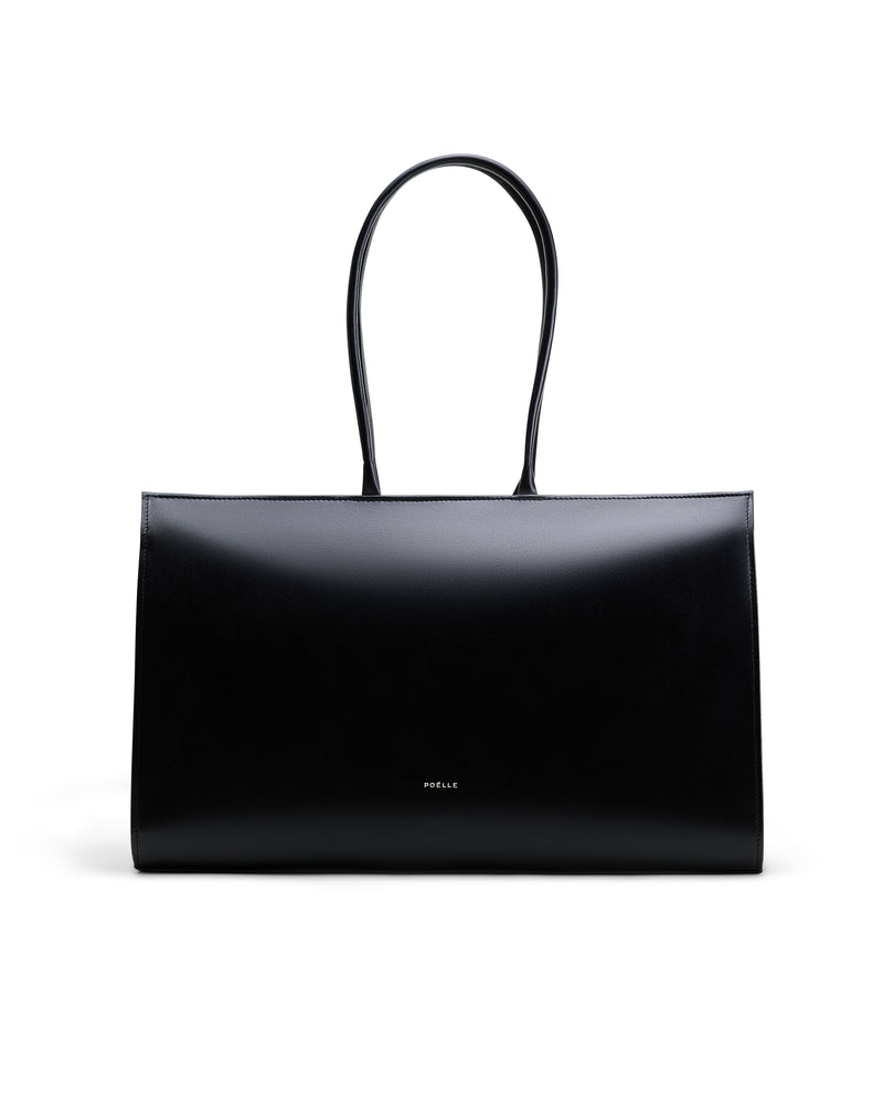 Large Carolyn Tote Bag in Black