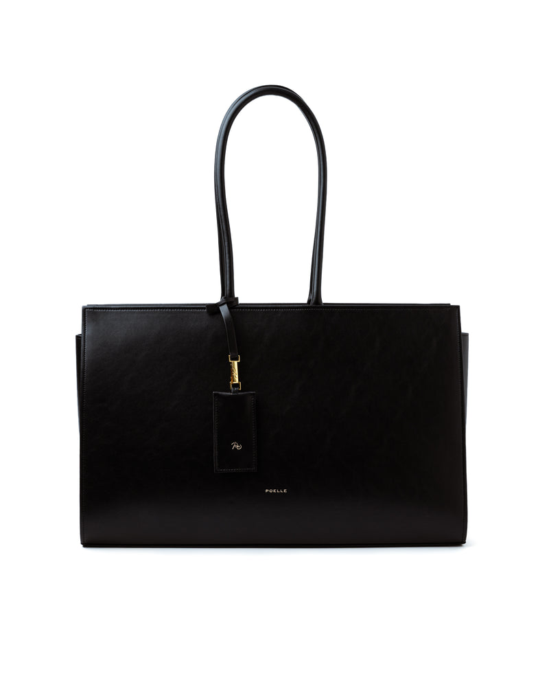 Large Carolyn Tote Bag in Black