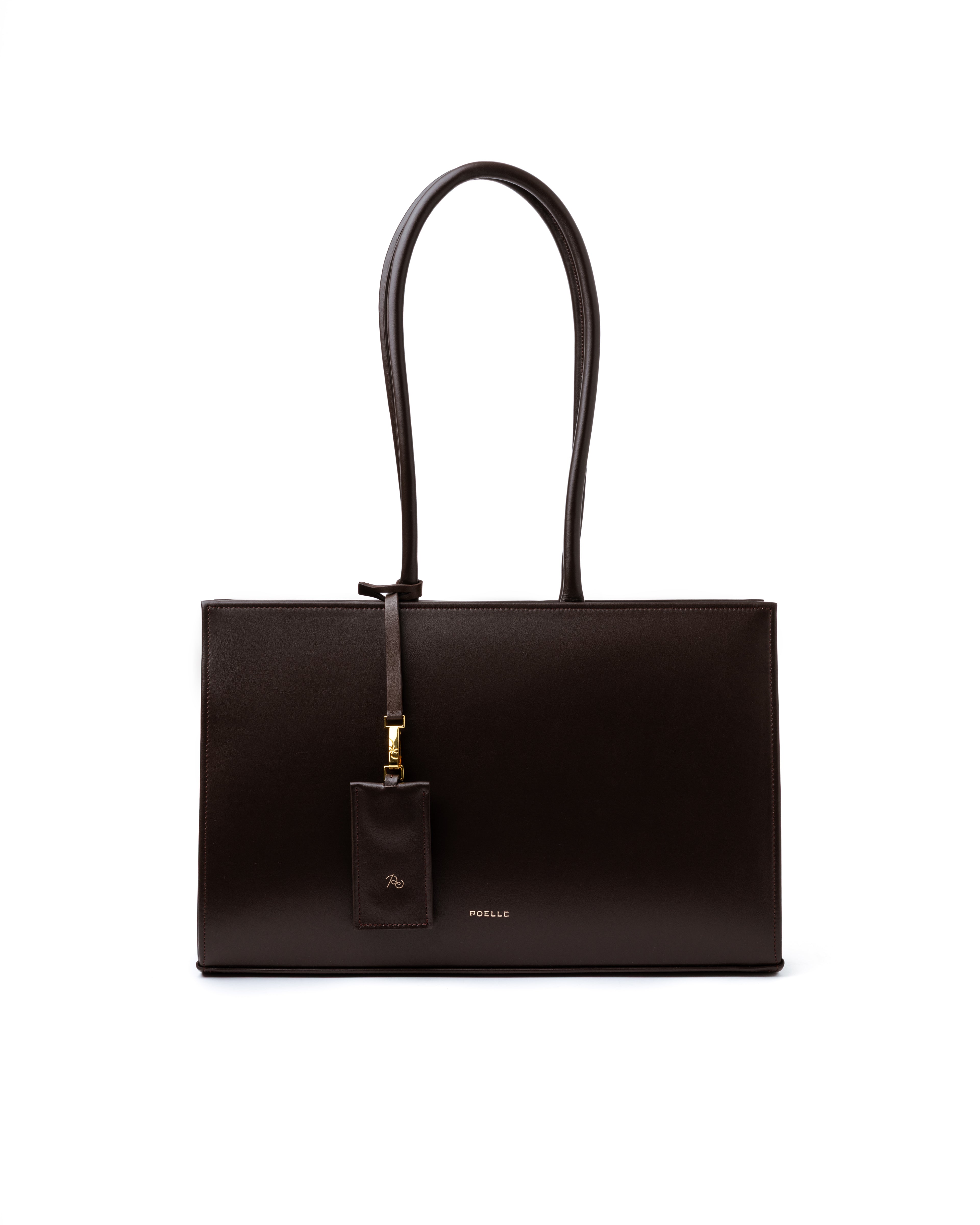 Medium Carolyn Tote Bag in Brown