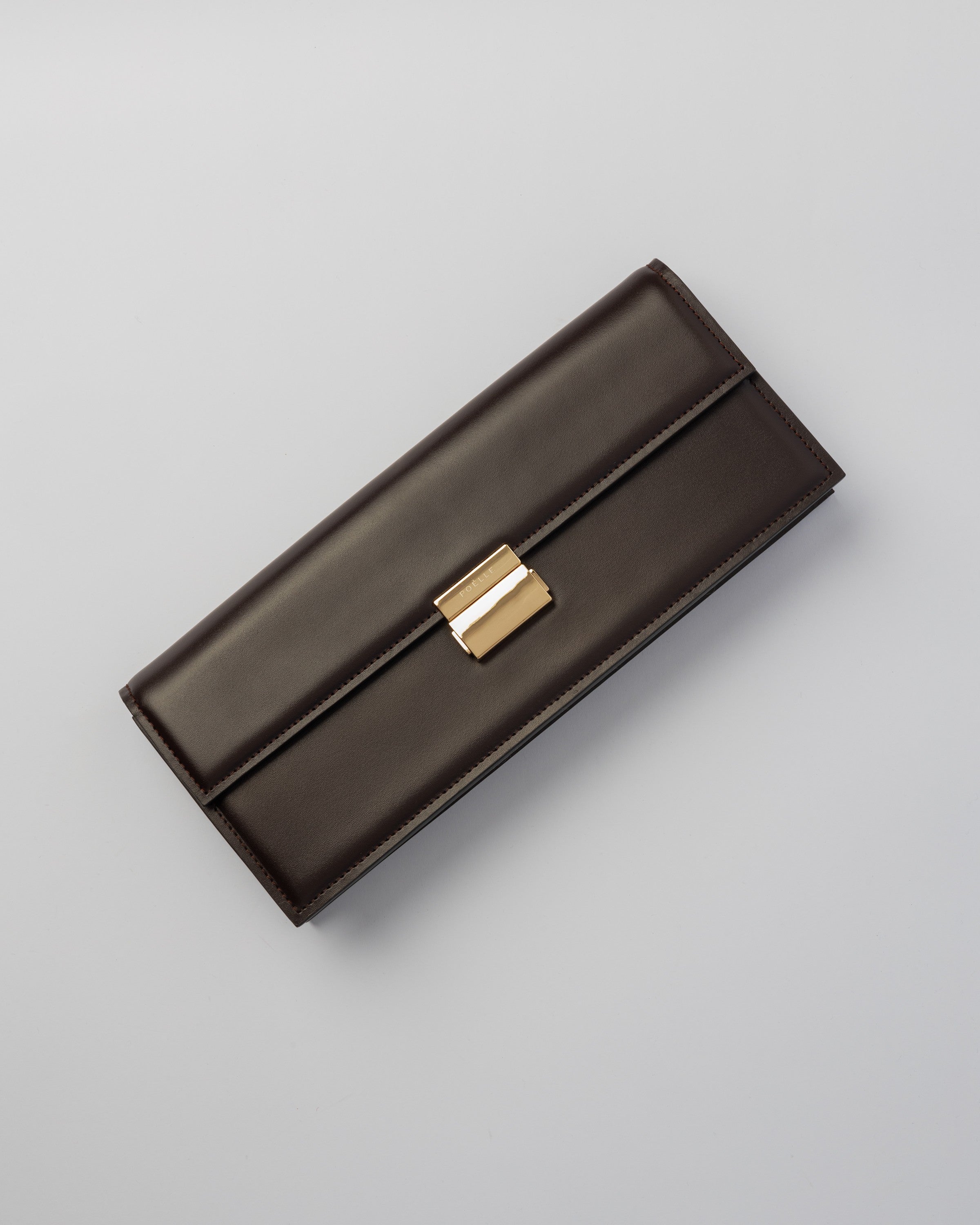 Clarie Clutch Brown Clutch Bag